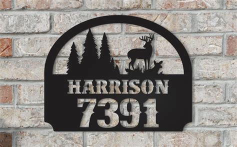 personalized metal house signs|free standing metal house signs.